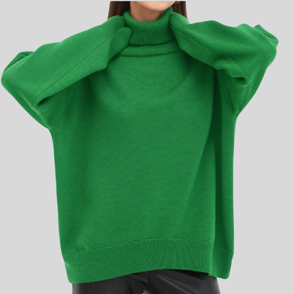 Warm Crew Neck Winter Sweater for Women