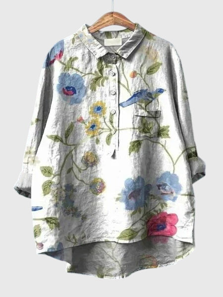 Women's Pretty Flower Pattern Top