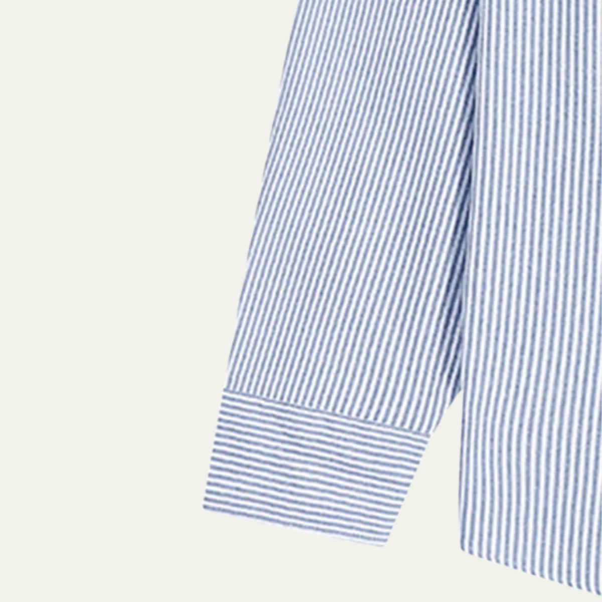 Casual Men's Striped Button Down Shirt with Pocket