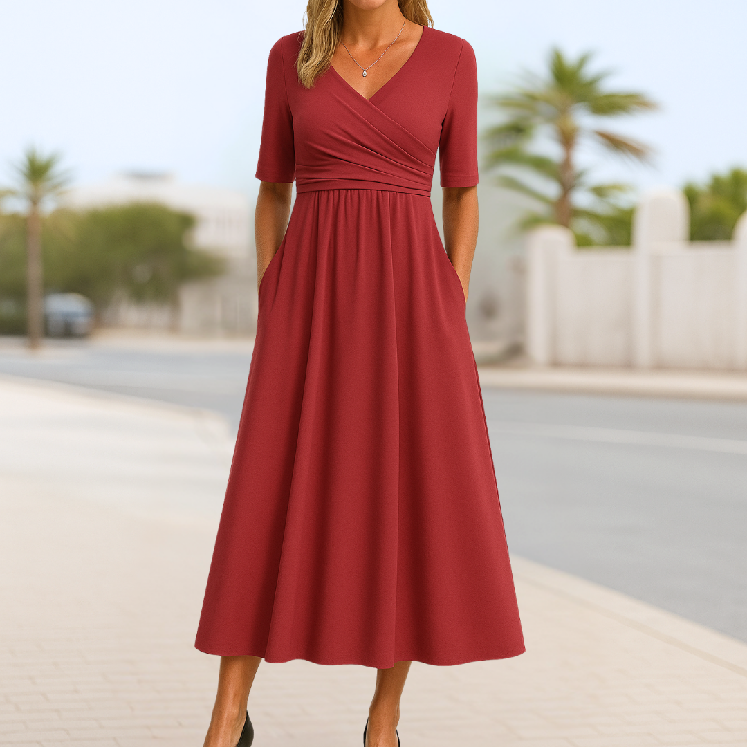 Casual Fit Short Sleeve Dress