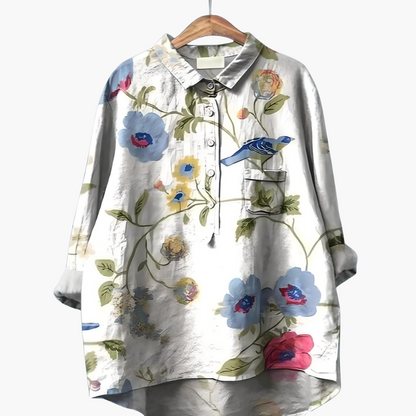 Women's Lightweight Floral Printed Summer Top