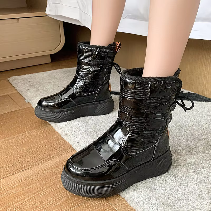 Women's Winter Lace-up Boots | Ankle-high