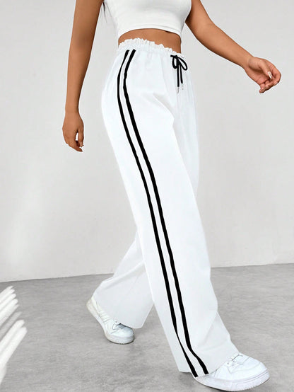 Women's Trendy Sporty Wide-Leg Pants | Casual