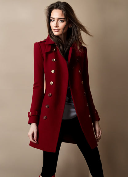 Women's elegant button-front jacket