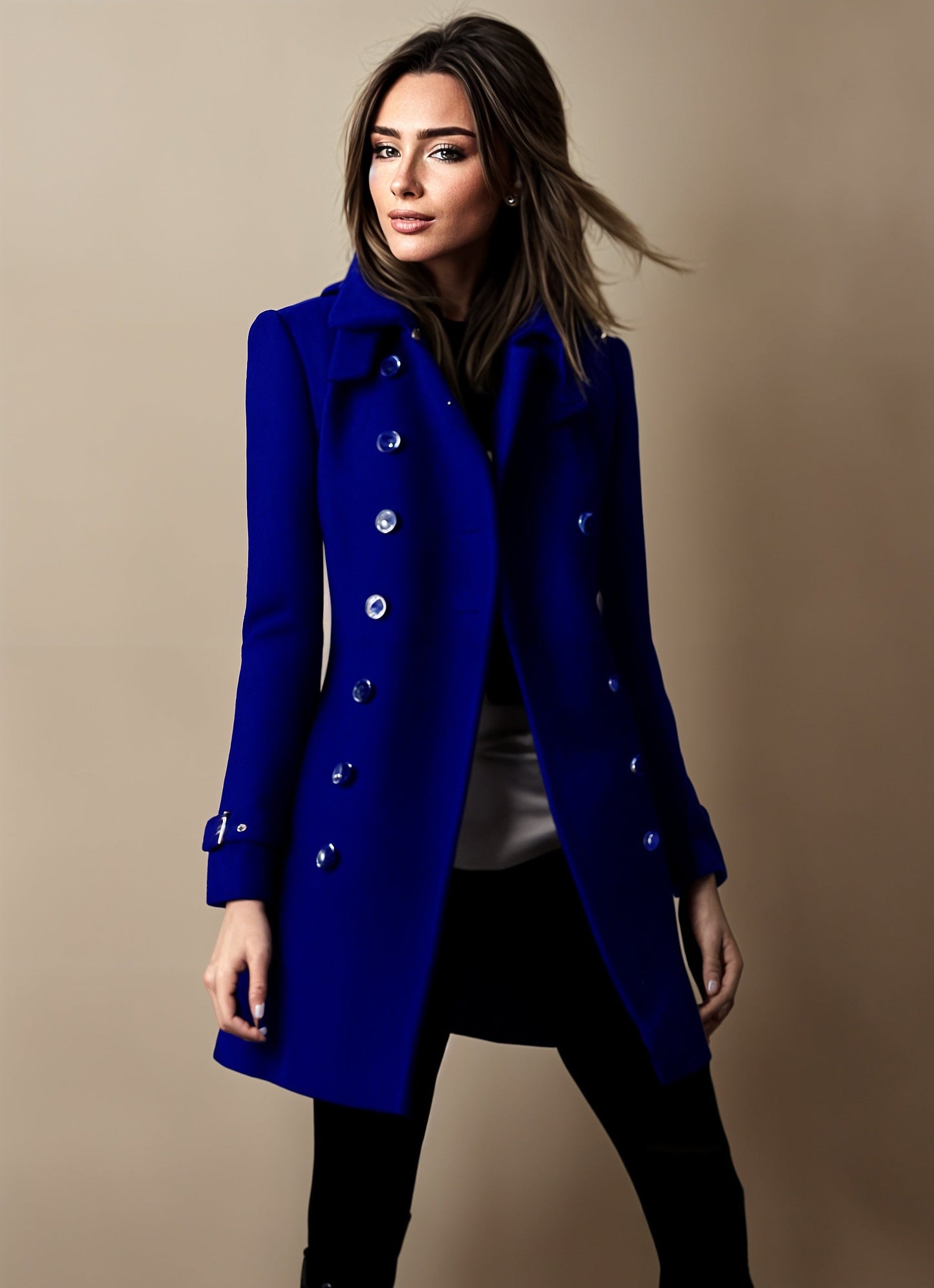 Women's elegant button-front jacket