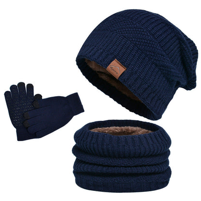 Winter plush leisure set 3 pieces for men