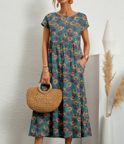 Andrea | Elegant floral dress for all occasions
