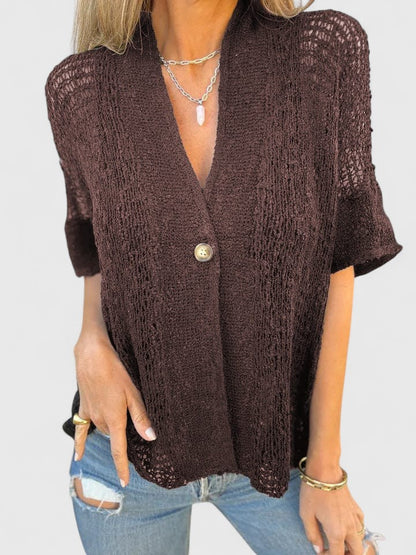 Chic Cable Knit Top - Olytrend