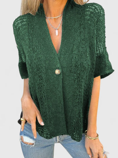 Chic Cable Knit Top
