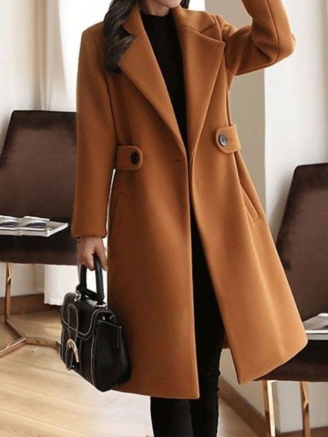 Women's Winter Trench Coat | Belt Design