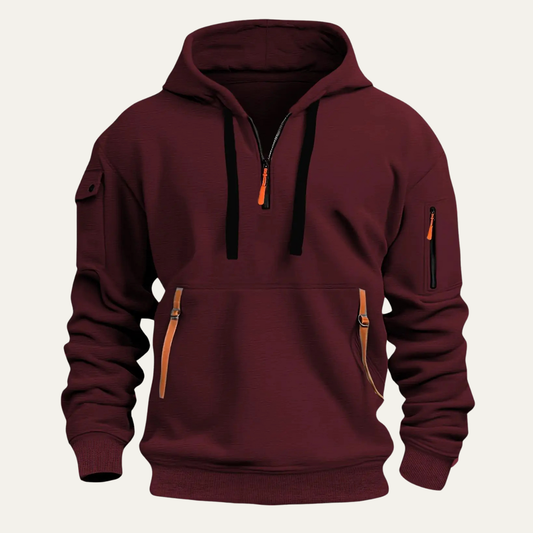 Waterproof Men's Insulated Multi Pocket Hooded Jacket - Nocini