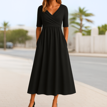 Casual Fit Short Sleeve Dress