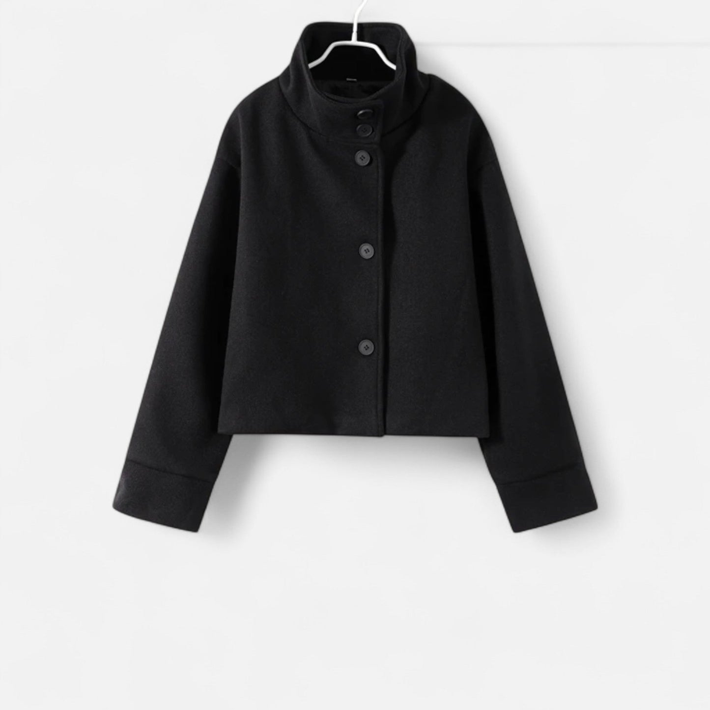 Ancient World | Women's Short Coat High Collar Chic