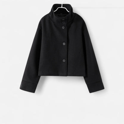 Ancient World | Women's Short Coat High Collar Chic