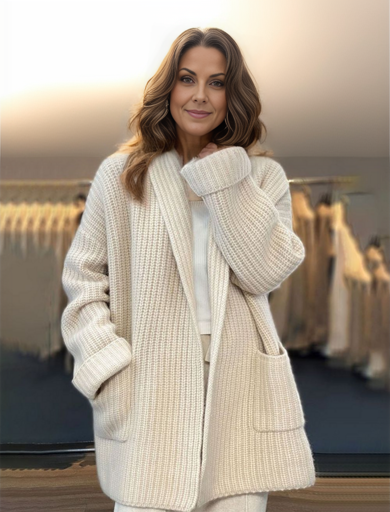 Women's Winter Cardigan | Open and Oversized