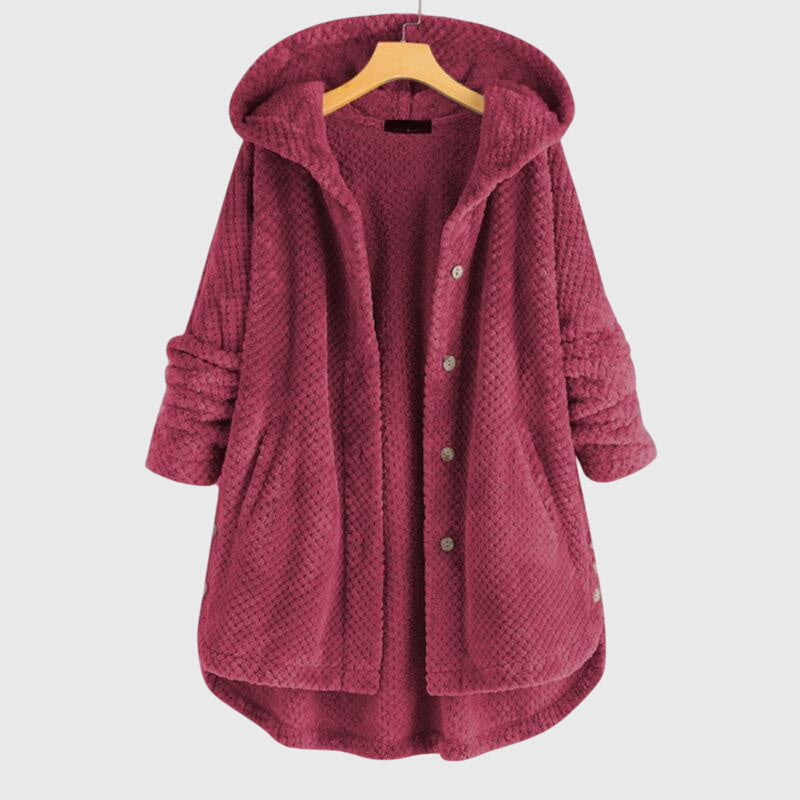 Warm Fleece Hooded Jacket