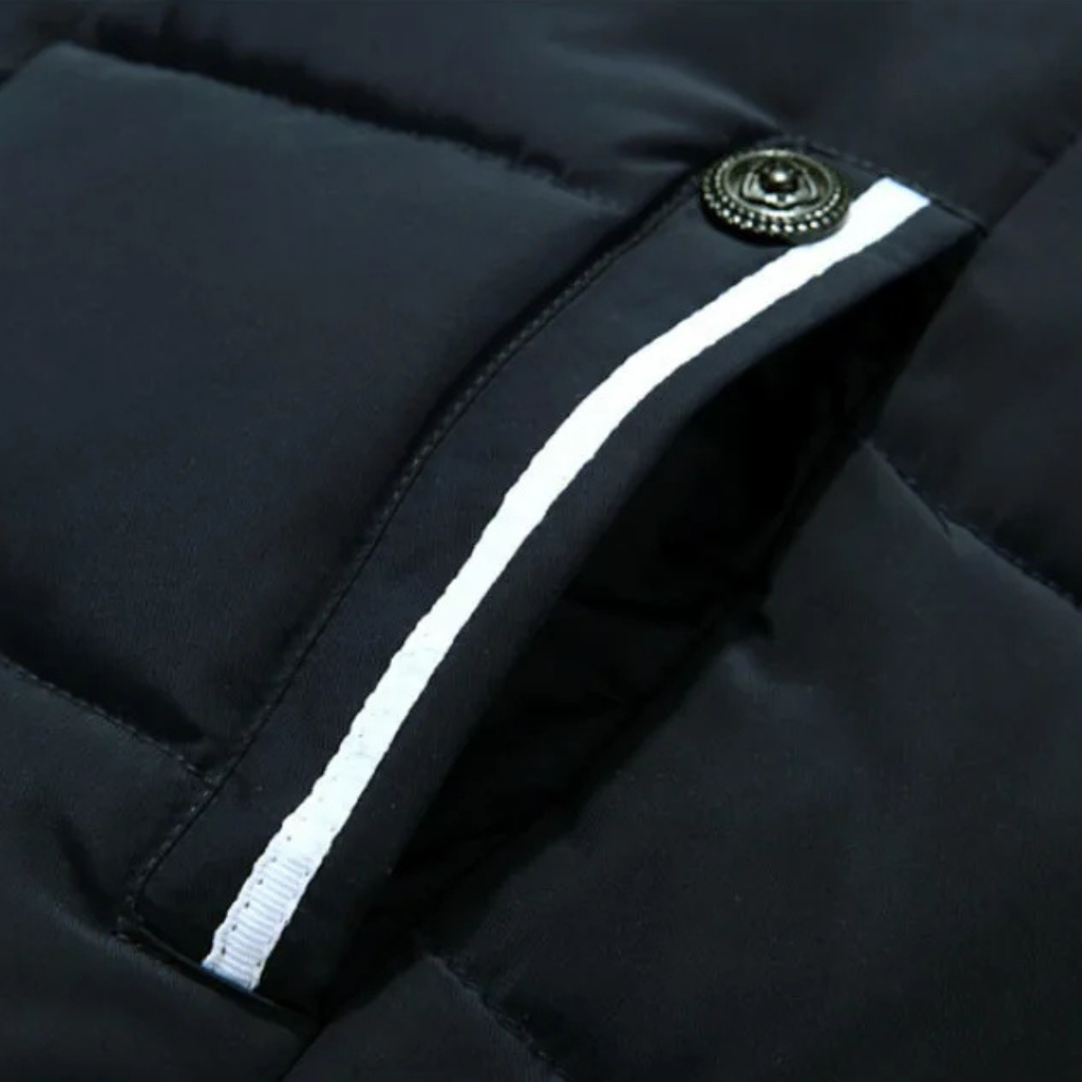 Warm Fur Hooded Mens Winter Cotton Coat
