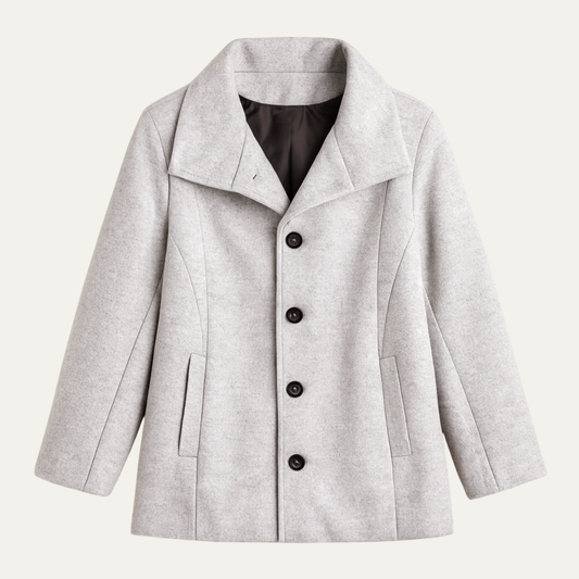 Warm Men's Wool Blend Winter Long Coat - Nocini