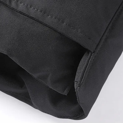 Warm Men's Long Padded Parka Jacket with Hood