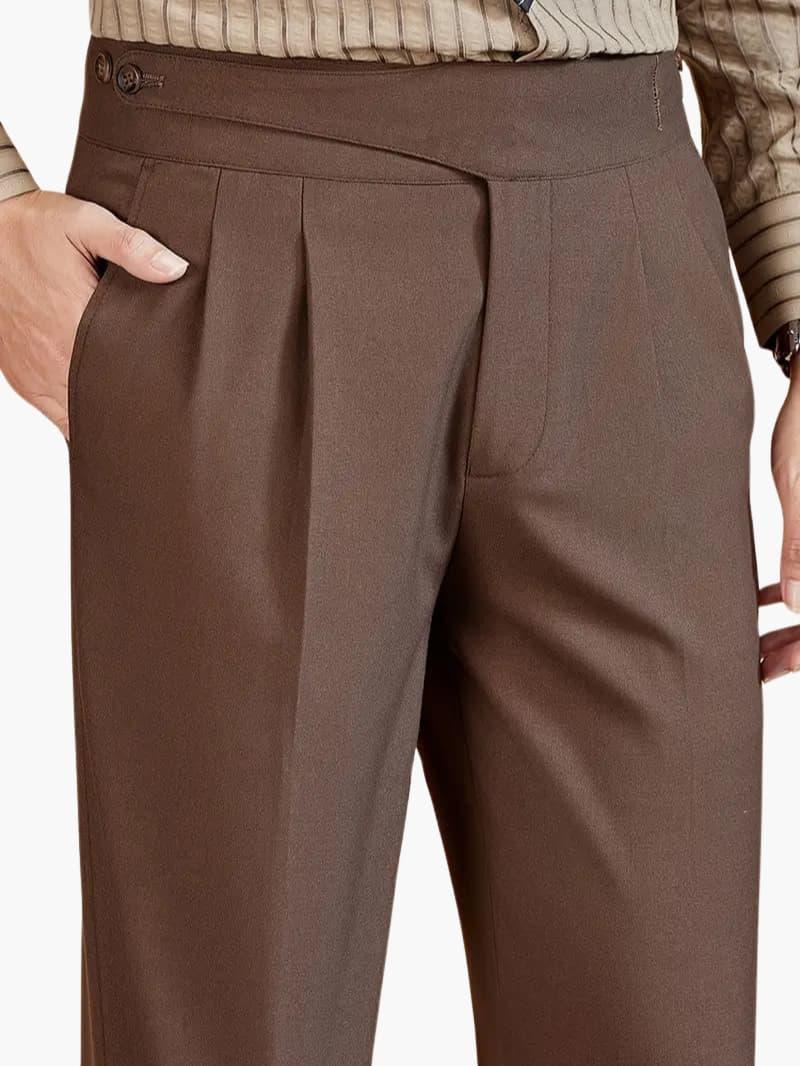 Warm Mens Formal Suit Pants