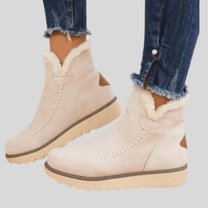 Warm Waterproof Snow Ankle Boots - Olytrend