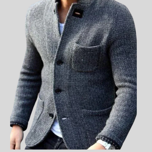 Warm Men's Winter Blazer Coat - Olytrend