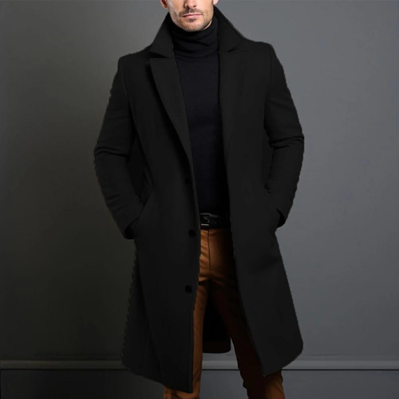 Wim | Long and elegant trench coat for autumn