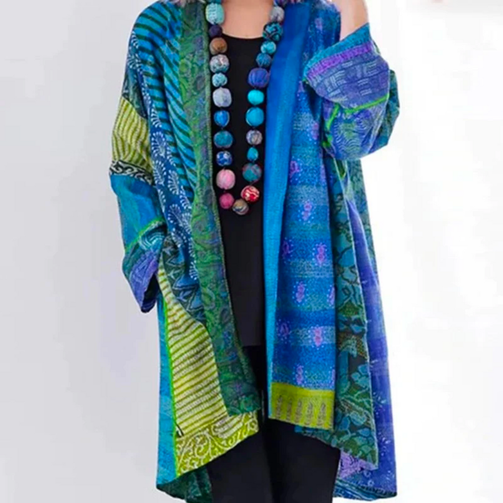 Women's Boho Printed Kimono | Loose Fit