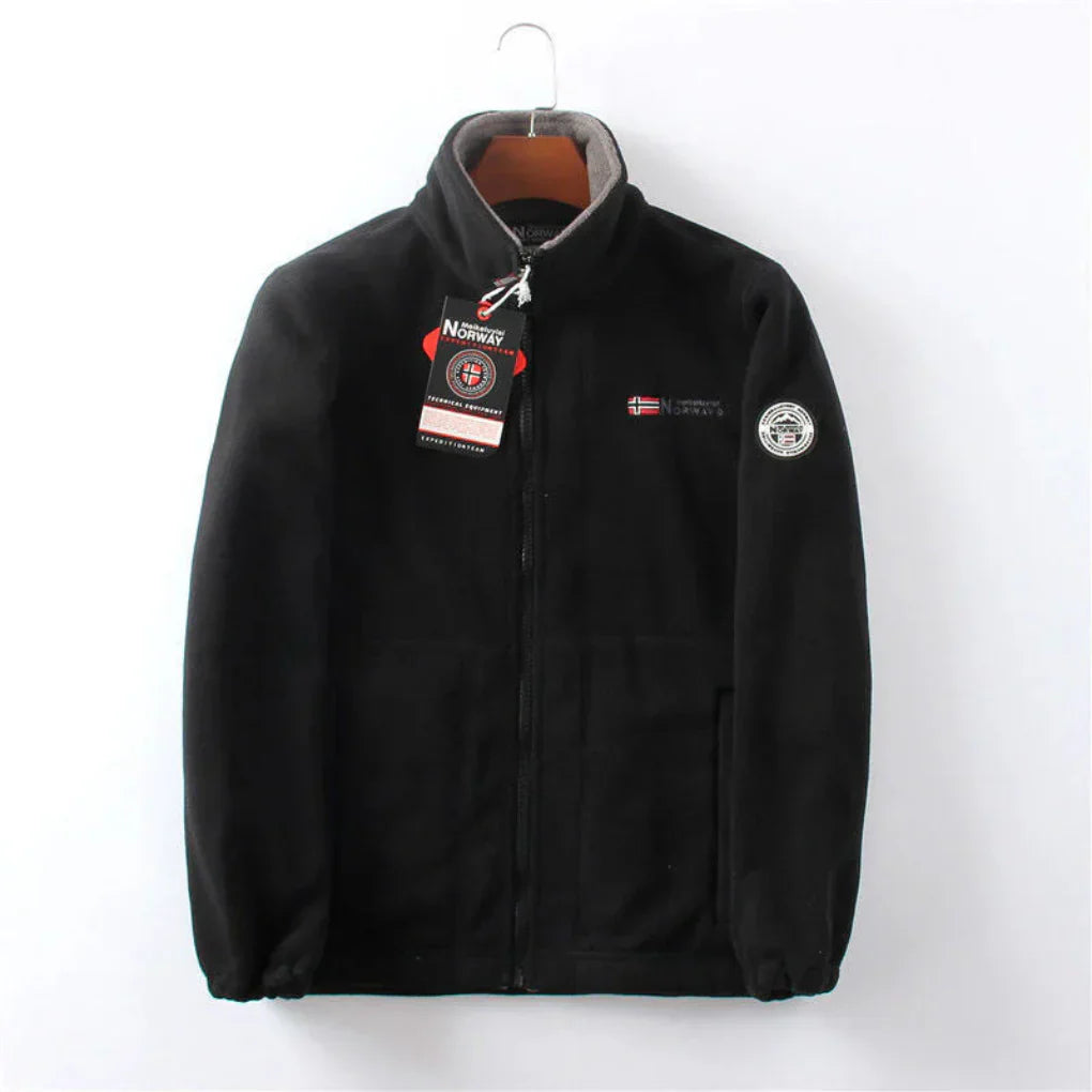 Waterproof Mens Fleece Coat Warm Outdoor Jacket