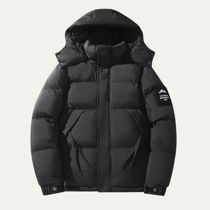 Casual Men's Zip Up Hooded Oversized Jacket - Nocini