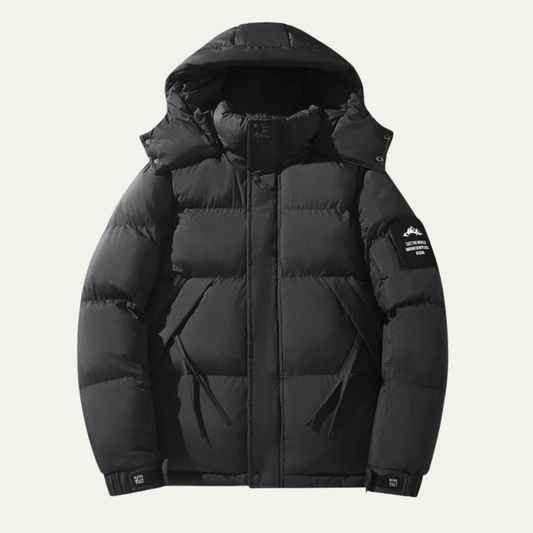 Casual Men's Zip Up Hooded Oversized Jacket - Nocini