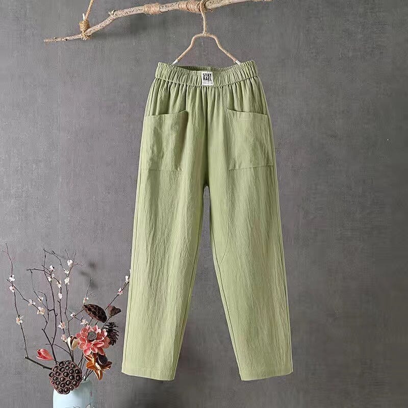 Beatrix | Comfortable Fabric Pants for Women with a Large Fit