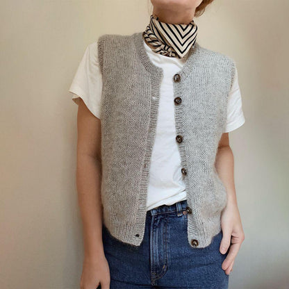 Beatrix | Women's Sleeveless Cardigan for Transitional Seasons
