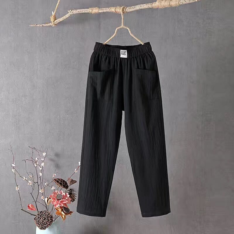 Beatrix | Comfortable Fabric Pants for Women with a Large Fit