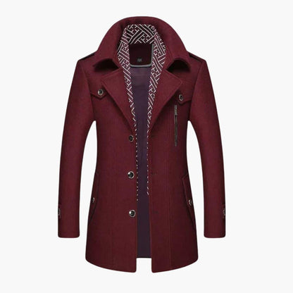 Warm and Stylish Mens Wool Winter Coat