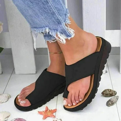 Celissia Women's Orthopedic Wedge Mule Slippers