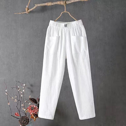 Beatrix | Comfortable Fabric Pants for Women with a Large Fit