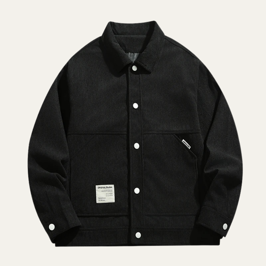 Casual Men's Corduroy Button Down Jacket - Nocini