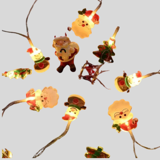 Festive Outdoor Snowman Fairy Lights - Olytrend
