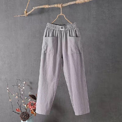 Beatrix | Comfortable Fabric Pants for Women with a Large Fit