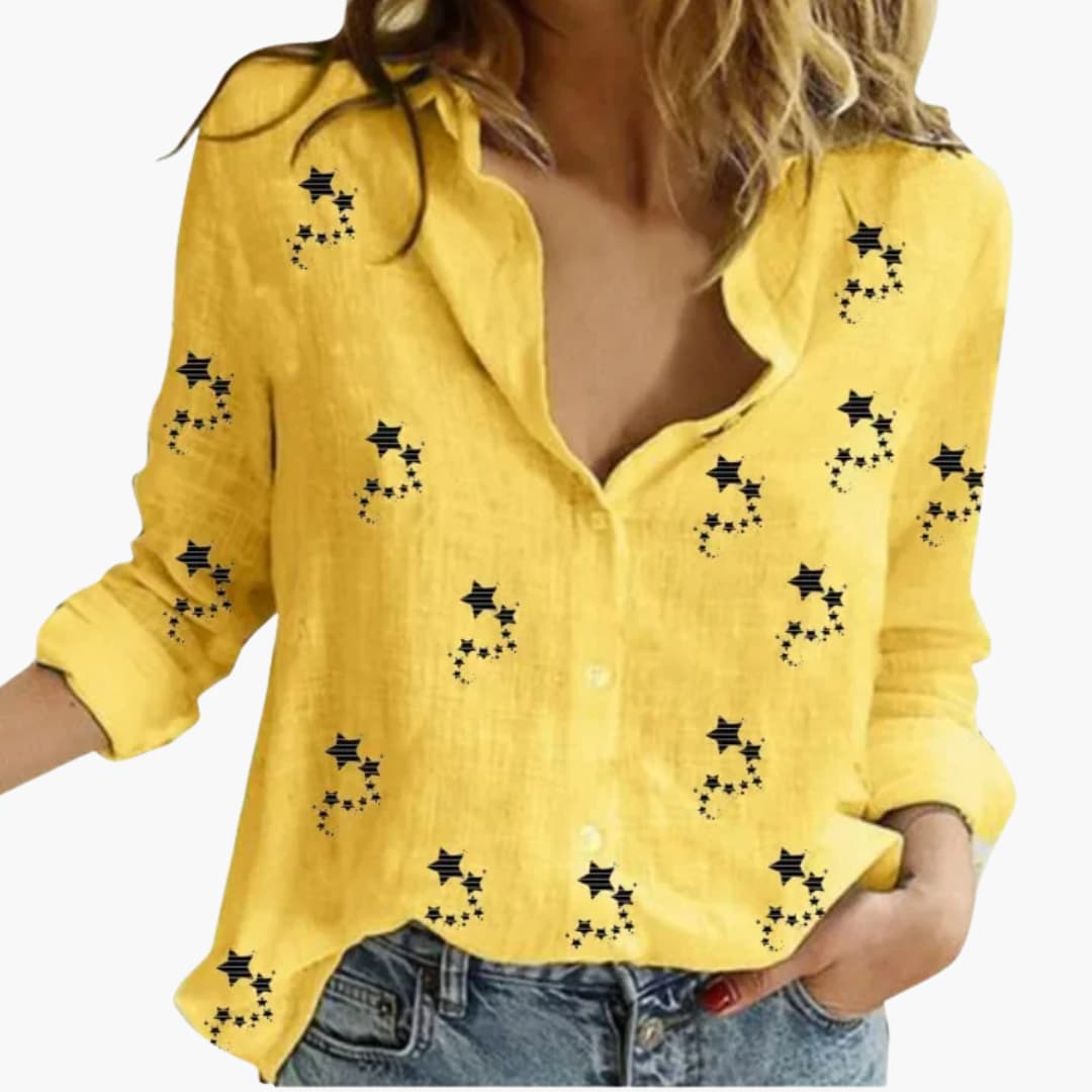 Chic Floral Women's Blouse - Classic and Feminine