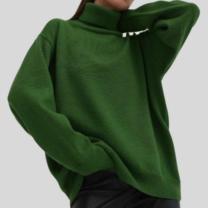 Warm Crew Neck Winter Sweater for Women