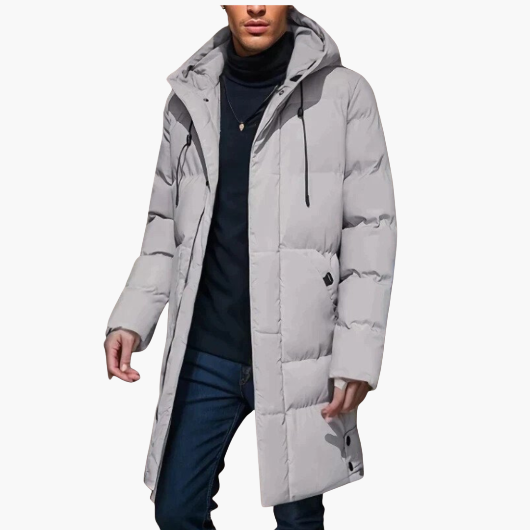 Waterproof Men's Hooded Parka Coat