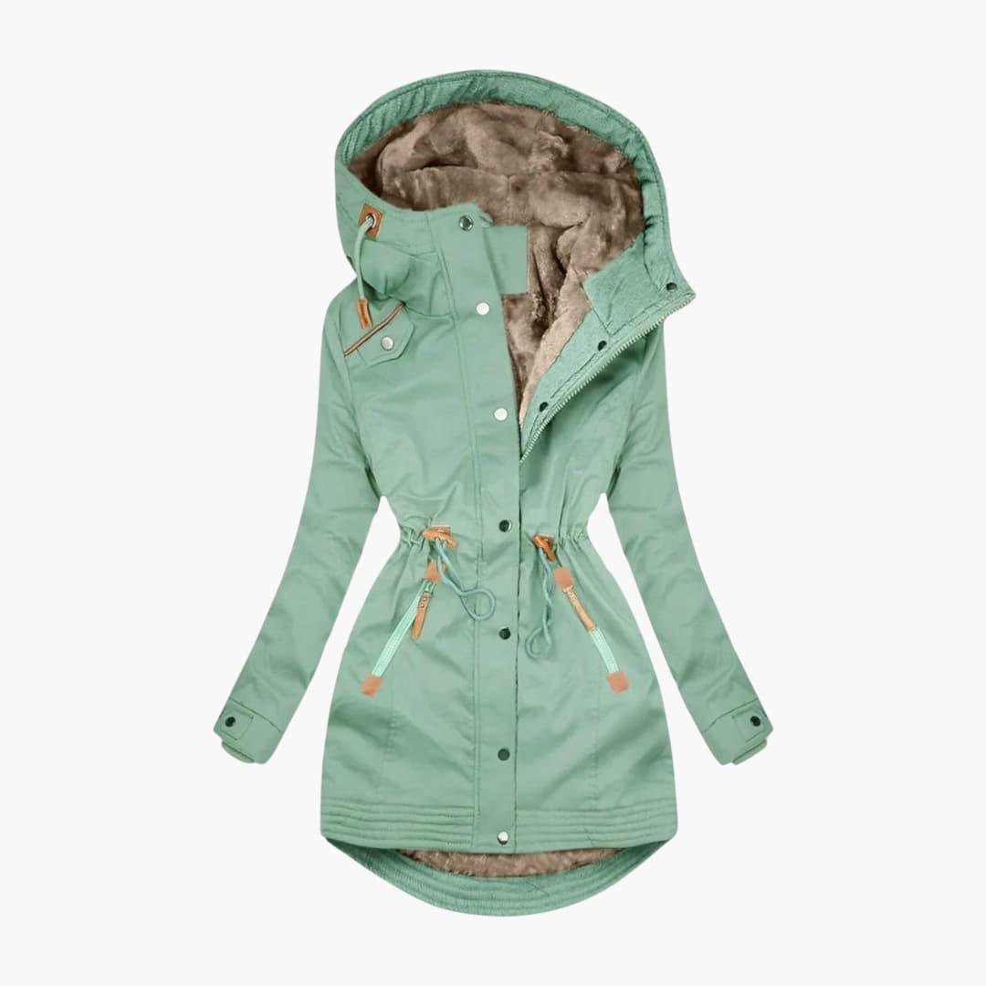 Waterproof Women's Hooded Zip Up Coat - Olytrend