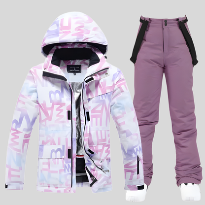 Warm Snow Ski Jacket Pants Set - Olytrend