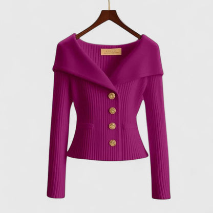 Avelora | Chic Open Front Sweater