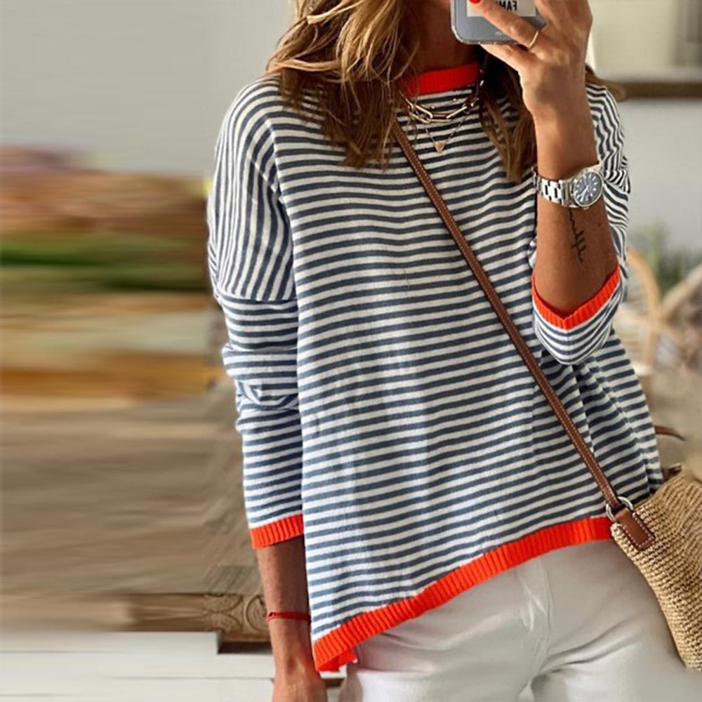 Breathable striped shirt