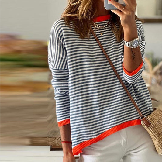 Breathable striped shirt