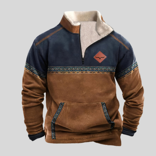 Warm Crew Neck Men's Sweater - Olytrend