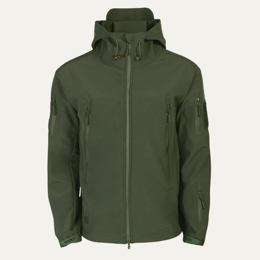 Waterproof Men's Breathable Soft Shell Hooded Coat - Nocini